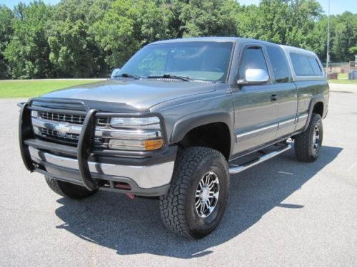 01 chevy silverado ls 4x4 4wd bed liner v8 camper charcoal gray