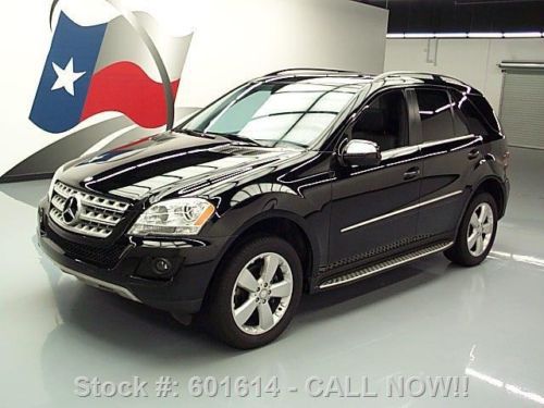 2010 mercedes-benz ml350 p1 sunroof nav rear cam 56k mi texas direct auto