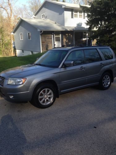 2007 subaru forester 2.5x premium &#034;manual transmission&#034; awd runs excellent!