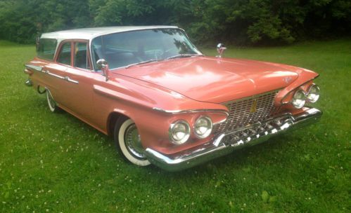 1961 61 plymouth custom suburban station wagon unrestored survivor rust-free