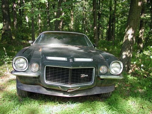 1972 camaro z-28 4-speed restoration project