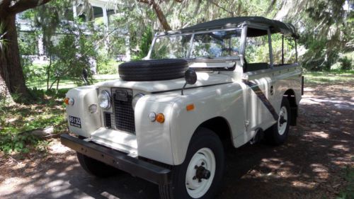 1961 land rover series iia 4x4 60k original miles soft and hard top