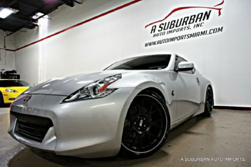 2009 nissan 370z coupe manual navigation 20&#034; bbs wheels custom audio cln carfax