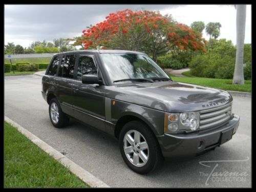 05 range rover hse navigation heated seats sunroof parking sensors xenon fl