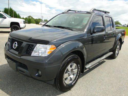 2011 nissan frontier pro4-x  2wd rebuilt salvage title repairable light damage