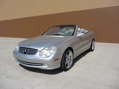 2005 mercedes clk320~cabriolet~sport~amg wheels~p1~lea~very low miles~1 owner