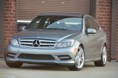 2011 mercedes-benz c300 4matic amg 33k miles 1 owner off lease sports package
