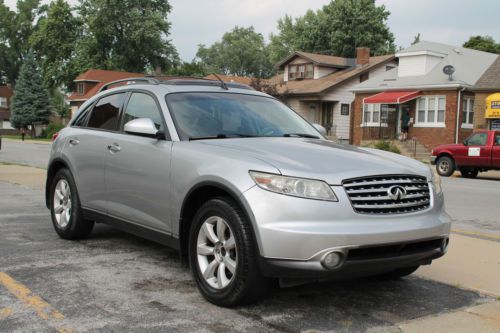 2005 infiniti fx35 base sport utility 4-door 3.5l no reserve! runs excellent!