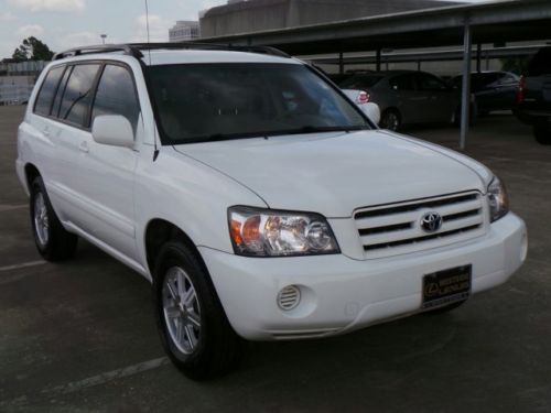 2005 suv used gas v6 3.3l/202 5-speed  automatic fwd leather white