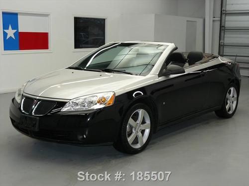 2007 pontiac g6 gt convertible two tone leather 46k mi texas direct auto