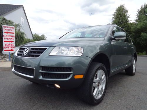 NO RESERVE 2004 VW VOLKSWAGEN TOUAREG 4.2L V8 AWD LOW MILES ONE OWNER NICE!, image 2