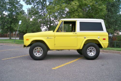 1976 ford bronco custom sport utility 2-door 5.0l