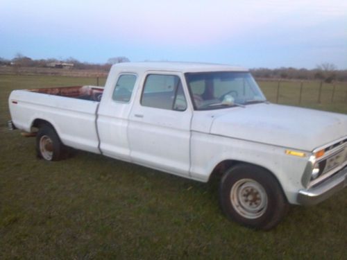 1977 ford f 350 super cab truck one ton runs strong 460 ready for paint