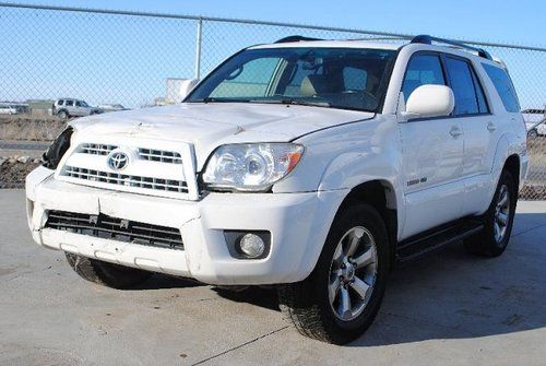 2006 toyota 4runner limited 4wd damaged clean title runs! wont last loaded l@@k!