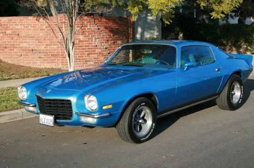 1972 chevy camaro rs split bumper california car