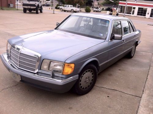 1986 mercedes 560 sel blue w126