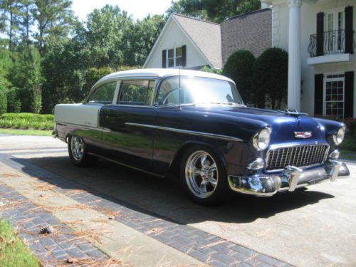 1955 chevy belair post restomod, $49k build,totally rust/accident free body