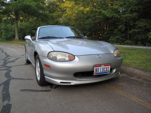 2000 mazda miata mx-5 silver manual transmission great deal!  won&#039;t last!