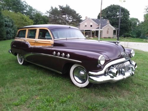 1952 buick roadmaster estate wagon woodie 79r no reserve