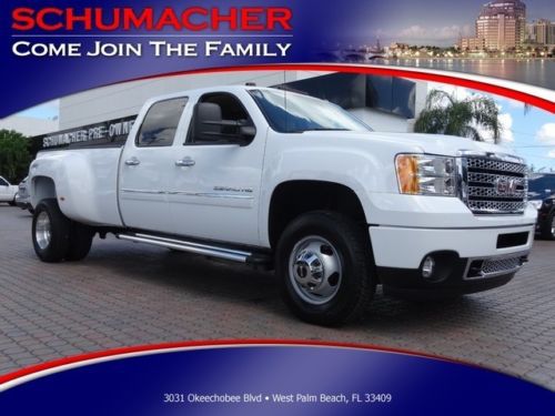 2014 gmc sierra 3500hd 4x4 crew cab denali diesel waranty export available