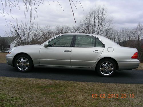 Silver 2003 lexus ls430 base sedan 4-door 4.3l