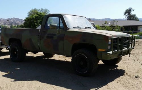 1986 CHEVY D30 CUCV M1008 MILITARY TRUCK 4x4, image 3