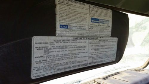 1986 CHEVY D30 CUCV M1008 MILITARY TRUCK 4x4, image 8