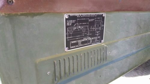 1986 CHEVY D30 CUCV M1008 MILITARY TRUCK 4x4, image 9