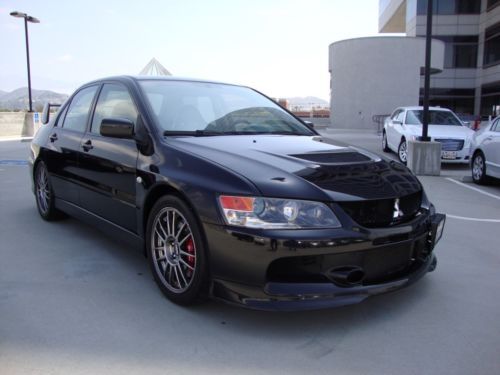 2006 tarmac black mitsubishi lancer evolution ix mr se evo 9 special edition