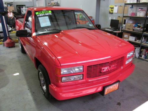 1997 gmc c1500 hugger orange sierra standard cab pickup 2-door 5.7l b&amp;m shift