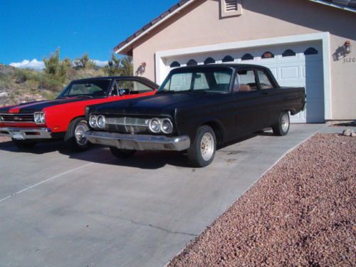 1964 mercury comet 2 door rat rod arizona car super solid matte black 289 302 az