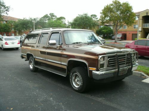 1988 GMC Suburban Plainsman 4X4 Auto 4WD 5.7L / 350 cc, image 2