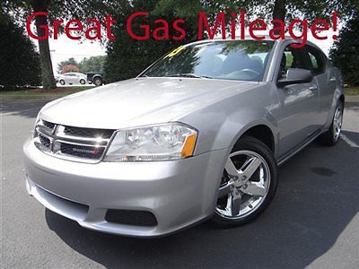 Dodge avenger 4dr sedan se low miles automatic gasoline 2.4l 4 cyl billet silver