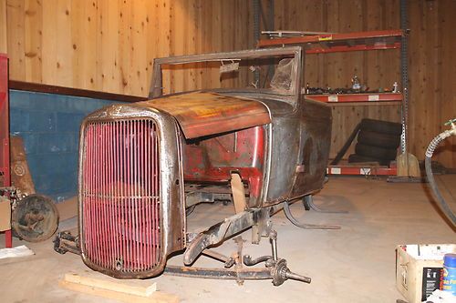 1931 model a cabriolet slant windshield project very rare