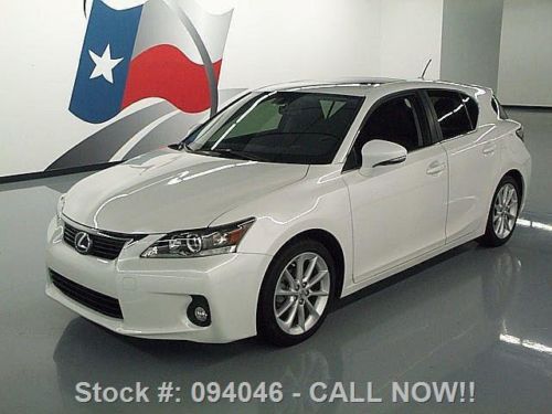 2012 lexus ct 200h premium hybrid sunroof htd seats 18k texas direct auto