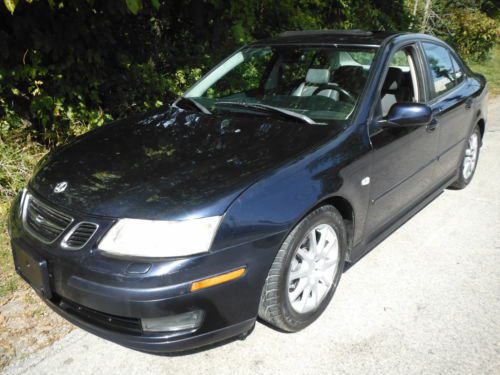 2003 saab 9-3 w/powermoonroof 5speed 2liter4cylinder turbo w/coldairconditioning