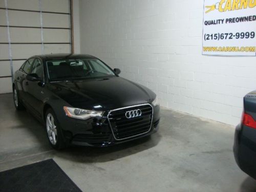 2012 audi a6 premium package one owner 22k miles new !!