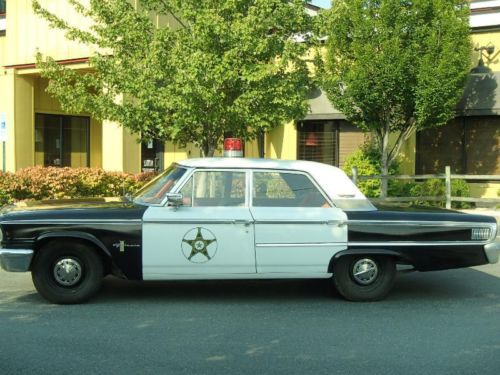 1963 ford galaxie 500 andy griffith mayberry sheriff patrol police car must see