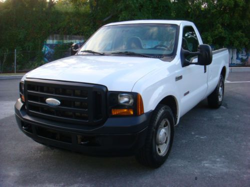 2006 ford f-250 super duty xl stndrd cab pickup 2-door 6.0l w power lift gate!!