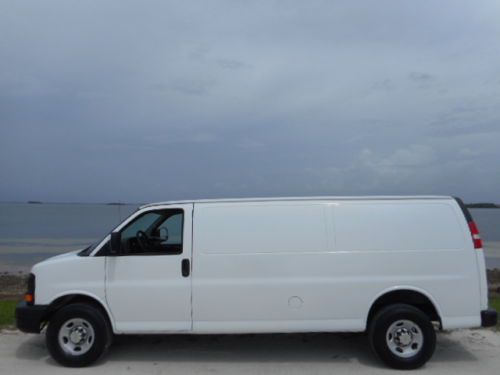 11 chev express 2500 extended cargo - warranty - 1 owner florida van