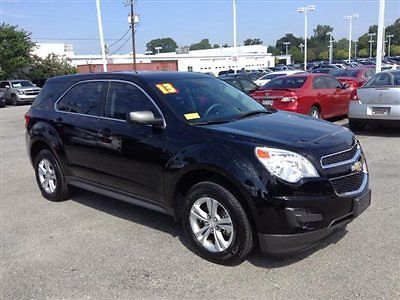 Chevrolet equinox fwd 4dr ls low miles suv automatic gasoline 2.4l 4 cyl  black