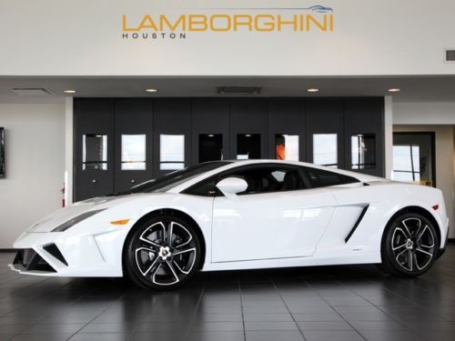 2013 lamborghini gallardo lp560-4 e-gear coupe white facelift apollo rims