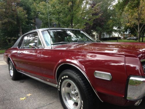 1968 mercury cougar 302 maroon automatic excellent condition show and go