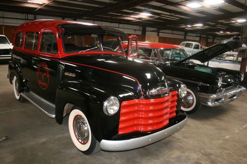 Very rare 1952 chevy suburban older repaint/ 1949 1950 1951 1953 1954 cars!!!