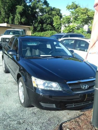 2006 hyundai sonata gl black 2.4l l4 dohc 16v very clean