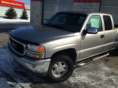 1999 gmc sierra 1500 4x4 extended cab pickup 3-door 5.3l