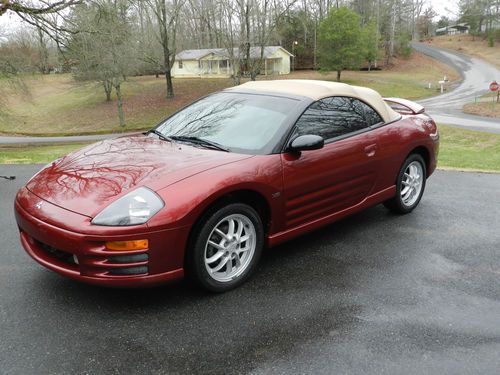 2002 mitsubishi eclipse spyder gt convertible 2-door 3.0l