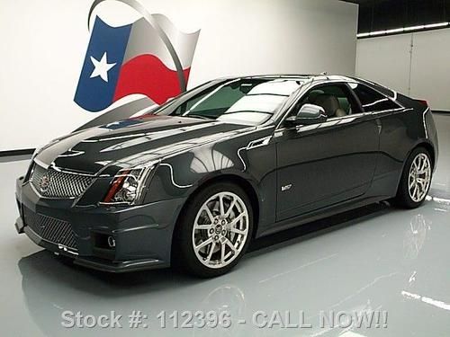 2012 cadillac cts v 6speed sunroof nav recaro seats 5k texas direct auto