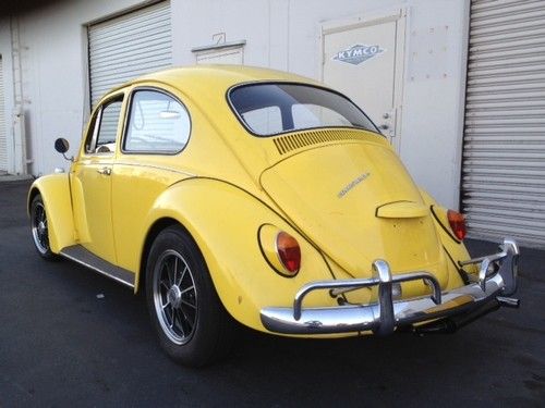 1967 cal look vw beetle with factory sunroof