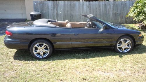 1998 chrysler sebring jxi convertible 2-door low miles no reserve!!